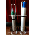 Hospital Aluminum Trolley Carts for Oxygen Cylinders